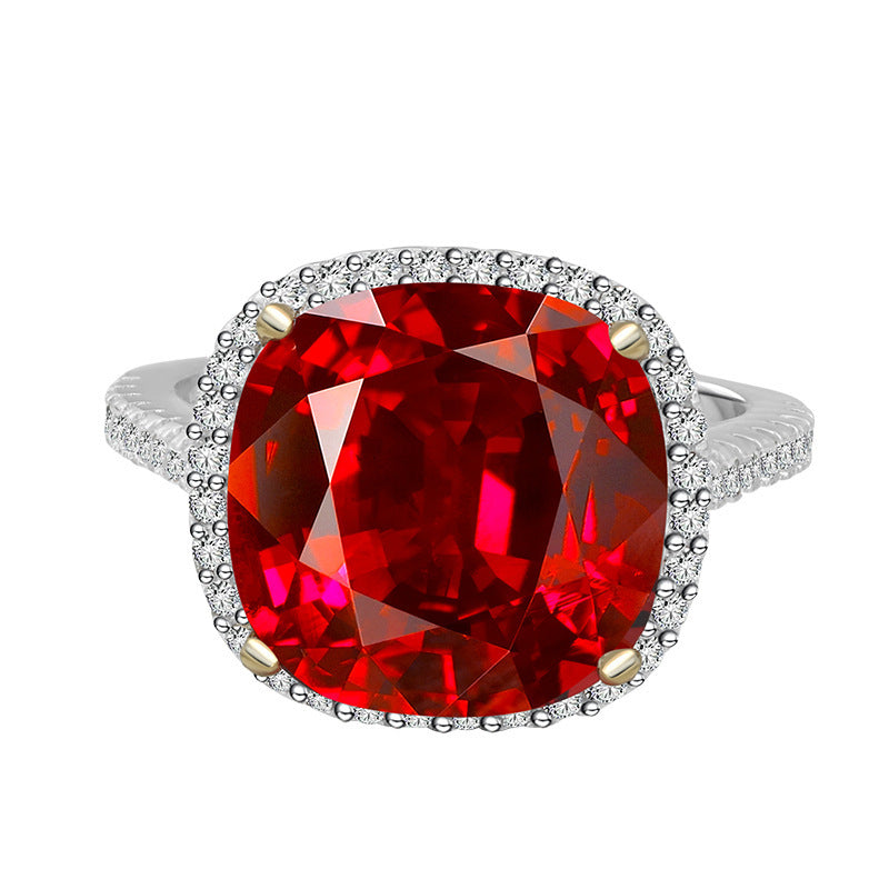 Original S925 Sterling Silver Ring 125 Carat High Carbon Diamond Padma