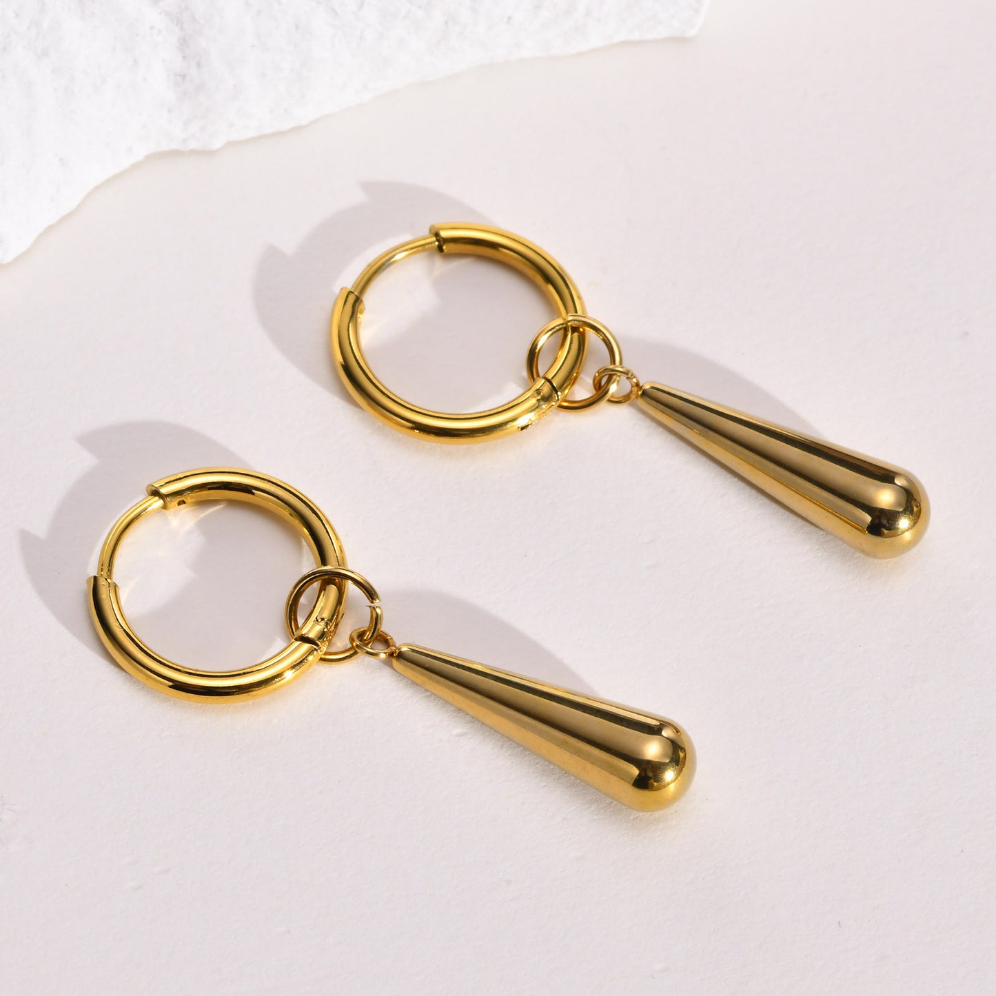 Stainless Steel Drop Earrings