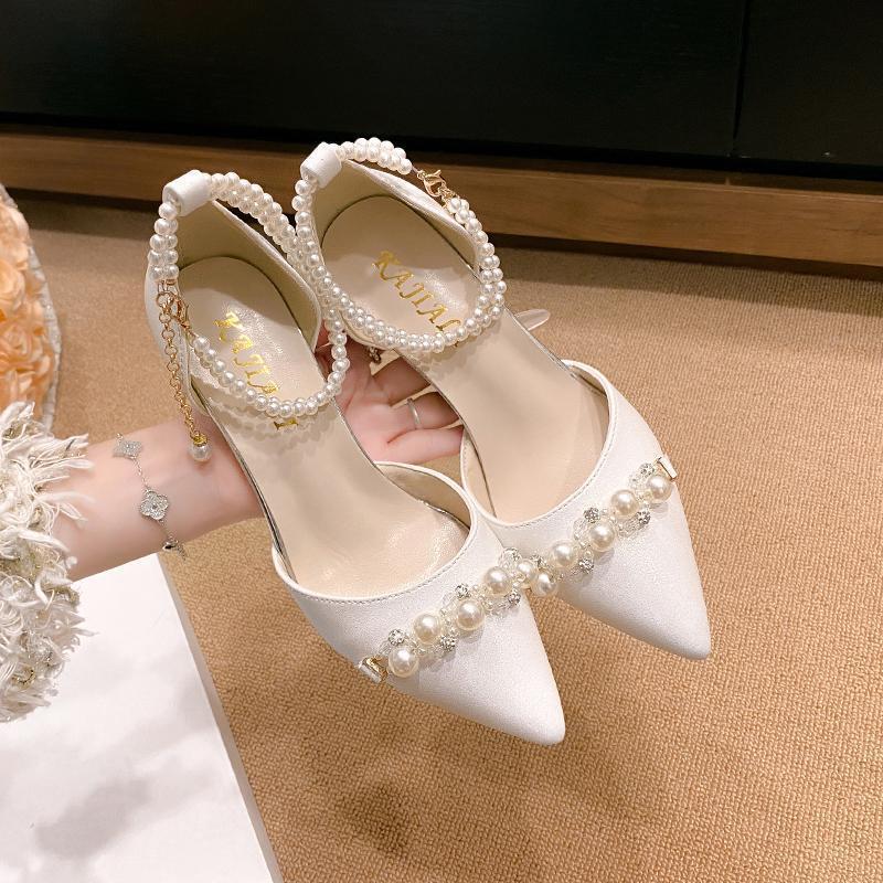 Fairy Stiletto Ankle-strap Buckle Pumps High Heels