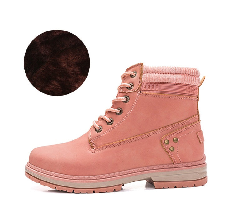 Martin velvet women boots plus