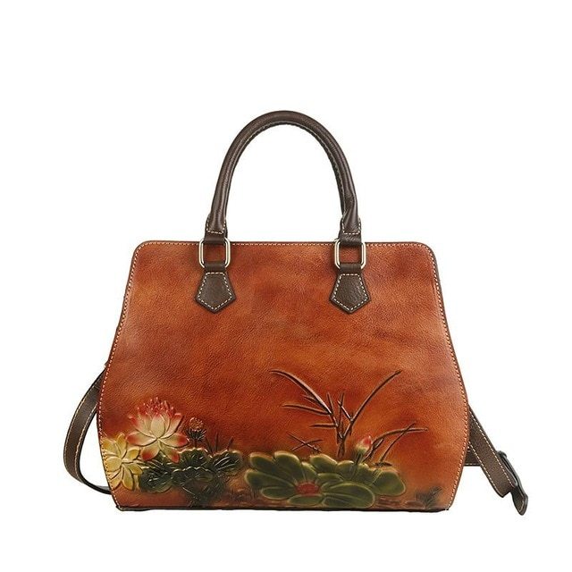 Cowhide Cross-Border Retro Ladies Handbags