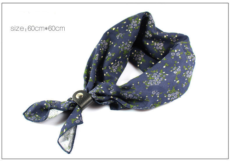 Retro Scarf big square style