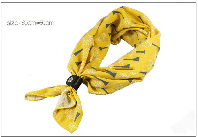 Retro Scarf big square style