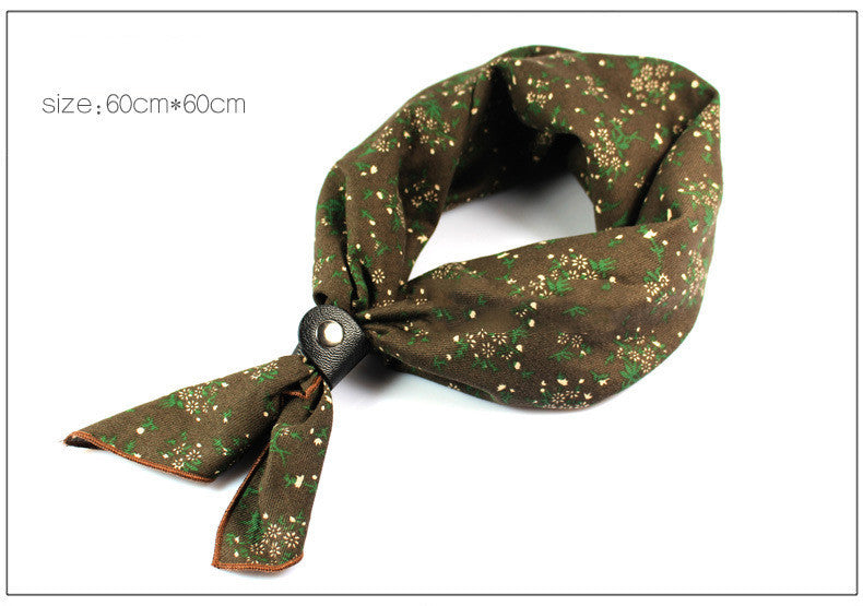 Retro Scarf big square style