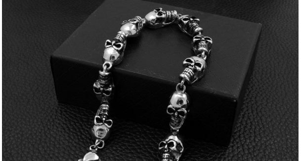 Stainless Steel Bracelet Skull Skull Titanium Steel Bracelet