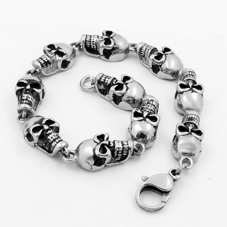 Stainless Steel Bracelet Skull Skull Titanium Steel Bracelet