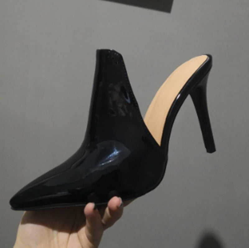 Pointed Toe Stiletto High Catwalk Heels. European and American Fashion Shoes