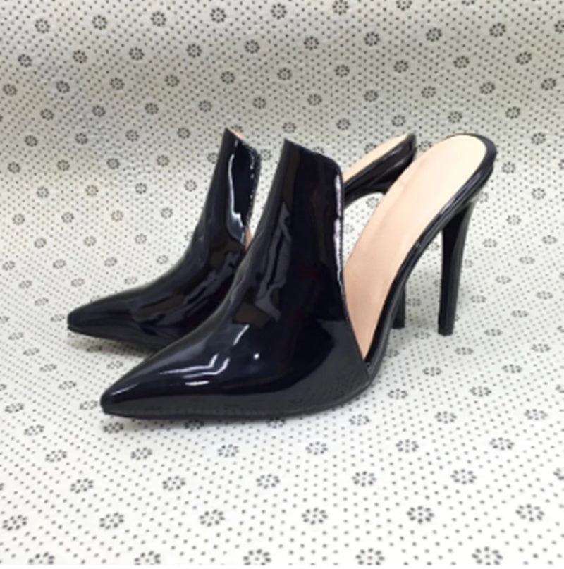 Pointed Toe Stiletto High Catwalk Heels. European and American Fashion Shoes