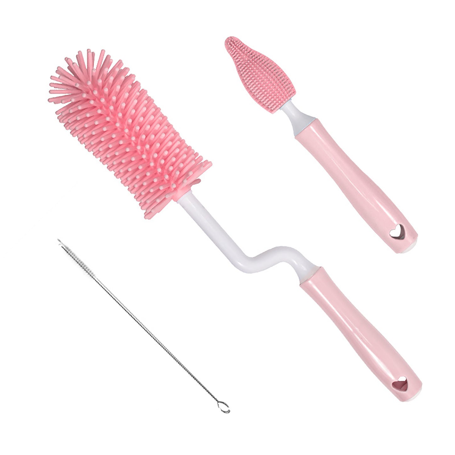 Silicone Scrubbing Baby Bottle Brush Straw