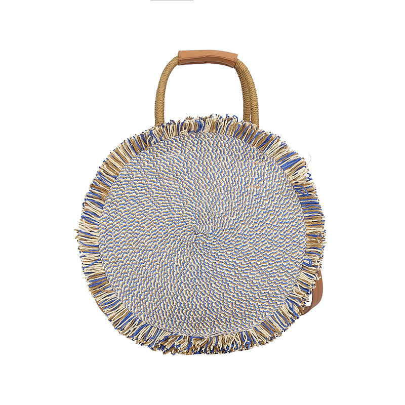Handmade Rope Woven Straw Handbag