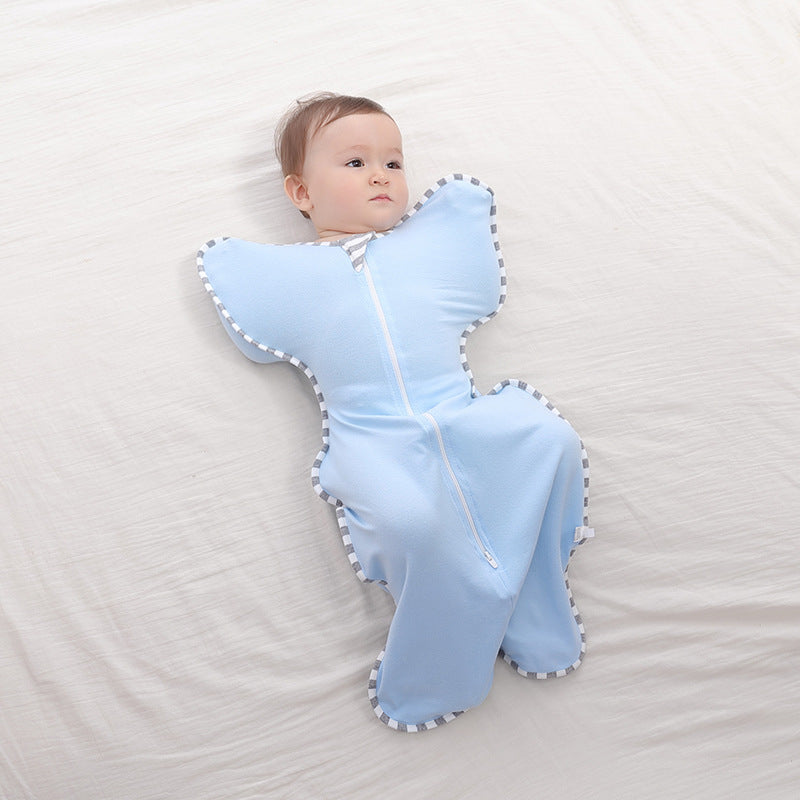 Newborn Baby Anti-kick Quilt Cotton Swaddling Sleeping Bag With Legs Designer