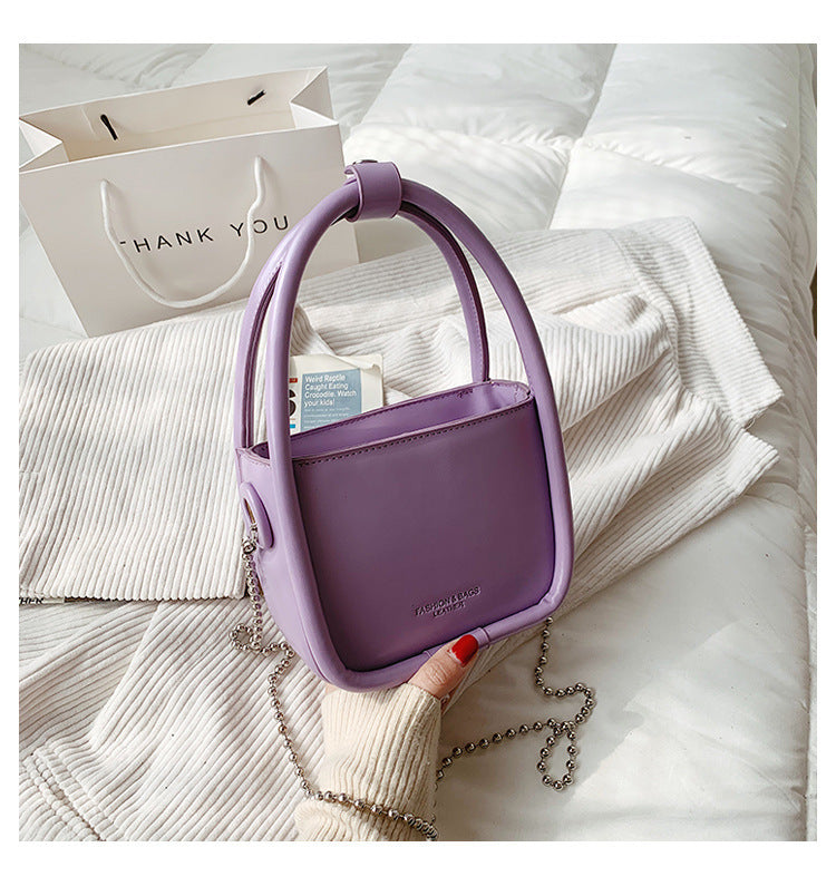 Luxury leather Women Shoulder Hand bags. Chain Crossbody Mini Square Purse