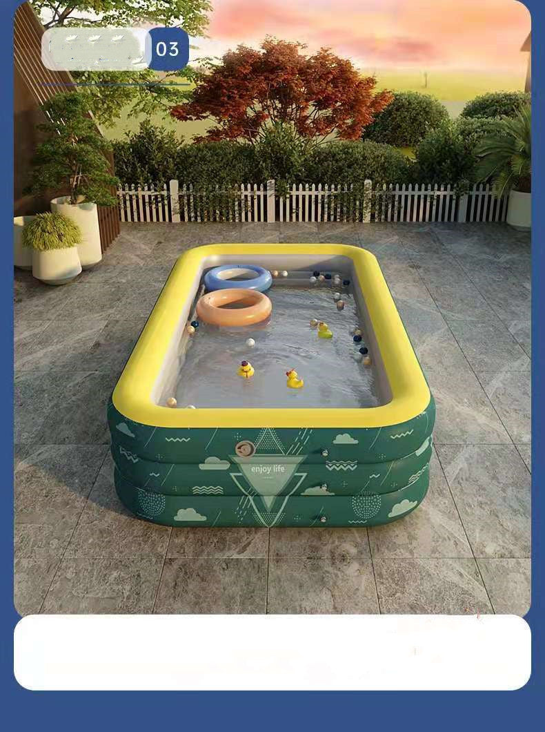 Thickened Folding Large Baby Adult Family Children Bathing Pool