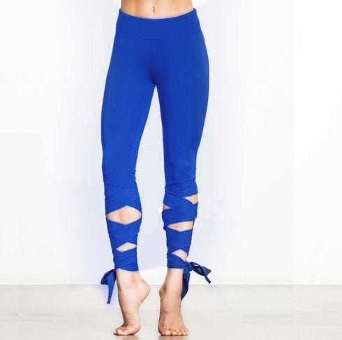 Yoga Sports Tight Leggings For Women.  Fitness dance ballet bandage leggings.