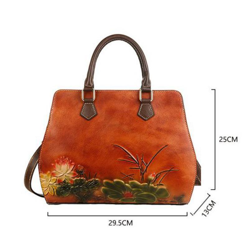 Cowhide Cross-Border Retro Ladies Handbags