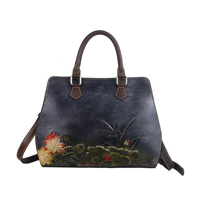 Cowhide Cross-Border Retro Ladies Handbags