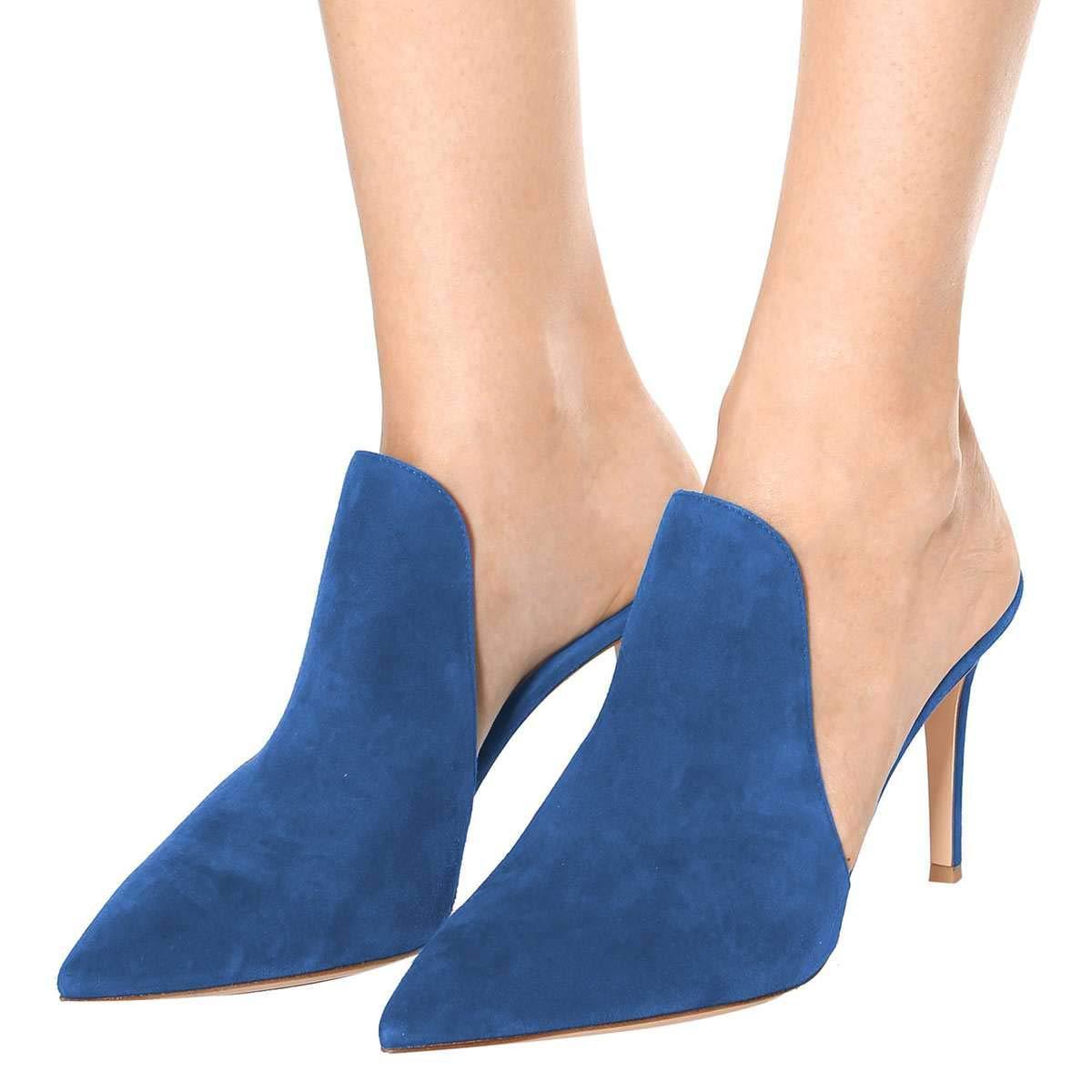 Pointed Toe Stiletto High Catwalk Heels. European and American Fashion Shoes