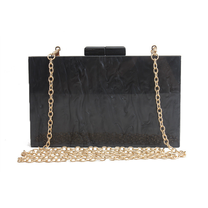 Women Marble Pattern Acrylic Luxury Handbags