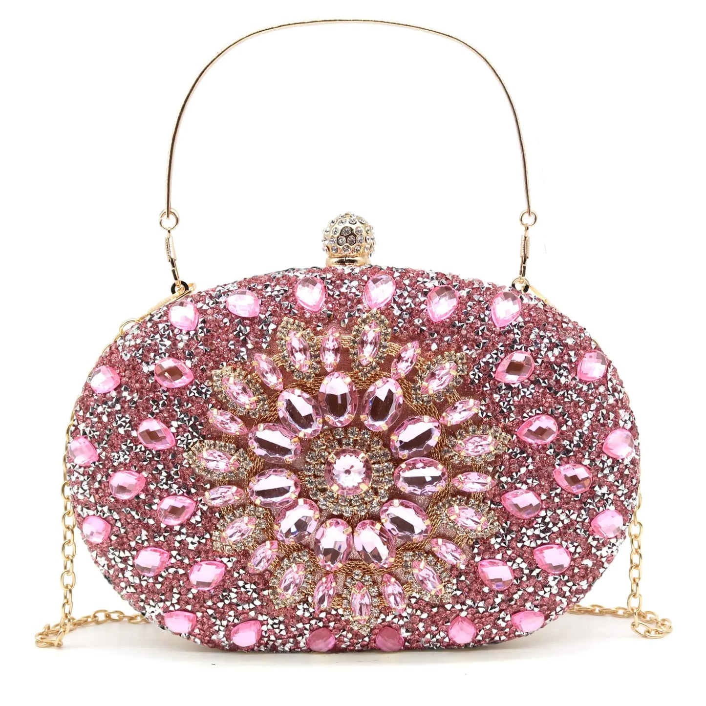 Rhinestone Evening Clutch for Women. Party Bridal Diamonds purse, Prom Cocktail Handbags