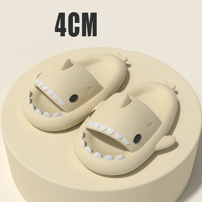 Indoor &Outdoor Funny Shark Cartoon Adult Slippers