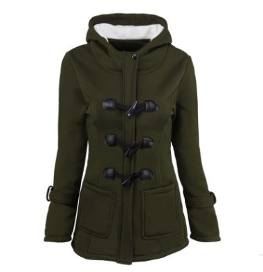 Warm winter fur collar jackets. Parka hoodies.