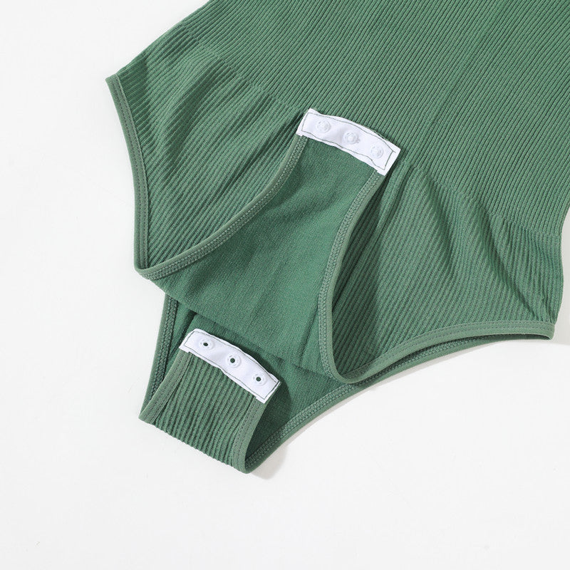 Women's Tummy Control Fitted Pants and U-Back Tank Top