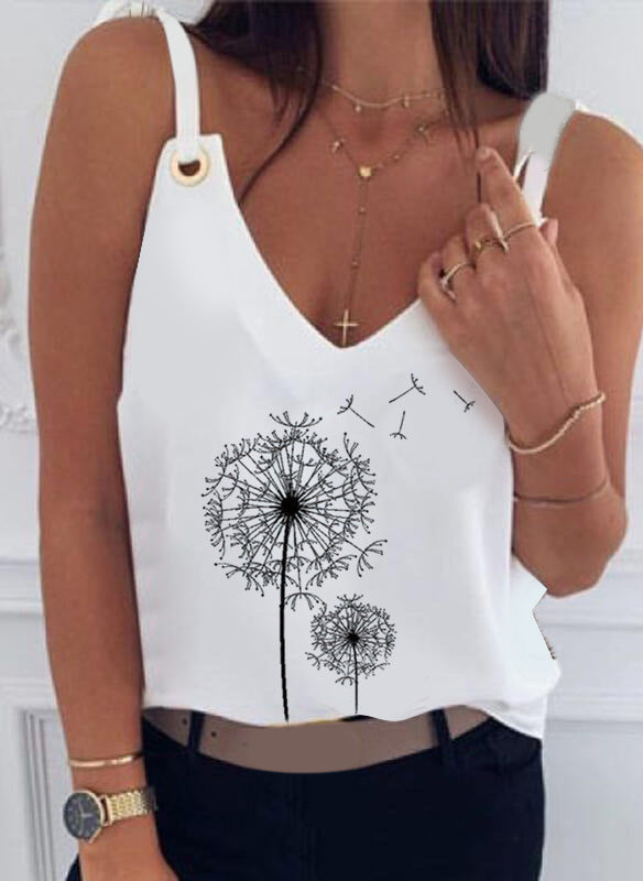 Pineapple print vest