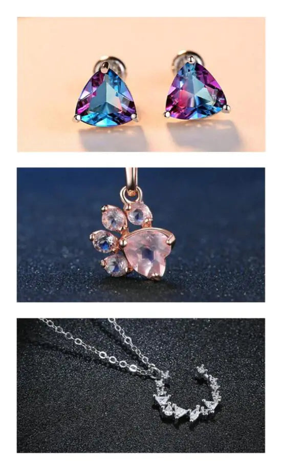 Earrings, Pendants, Bracelet and Necklaces Collection