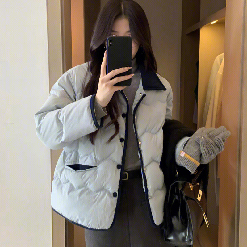 Women's Short Loose Down Cotton-padded Jacket . Winter Thick Coat