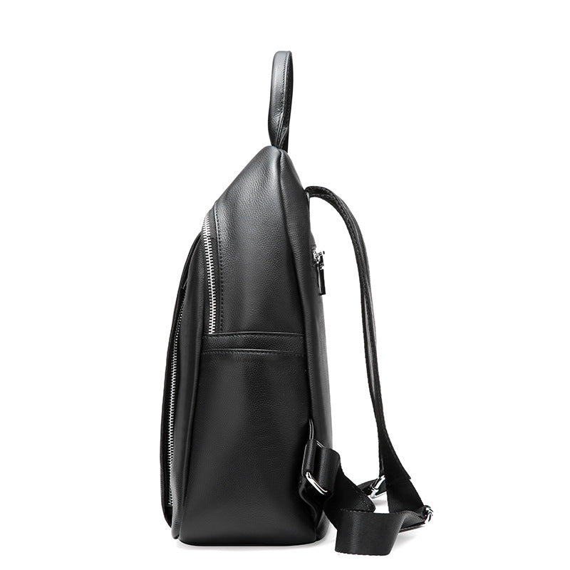 Backpack Leather Travel Handbags. Tide Ins Wild Top Layer Cowhide