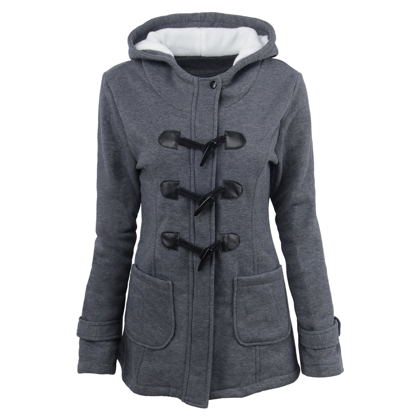 Warm winter fur collar jackets. Parka hoodies.