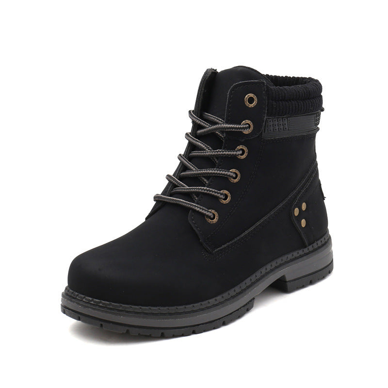 Martin velvet women boots plus