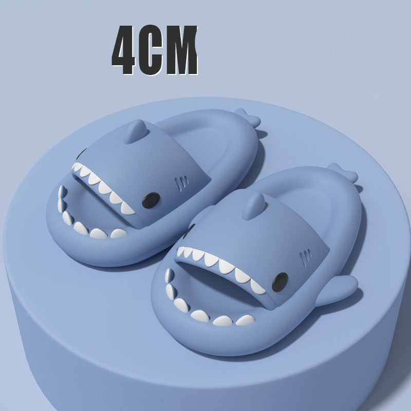 Indoor &Outdoor Funny Shark Cartoon Adult Slippers