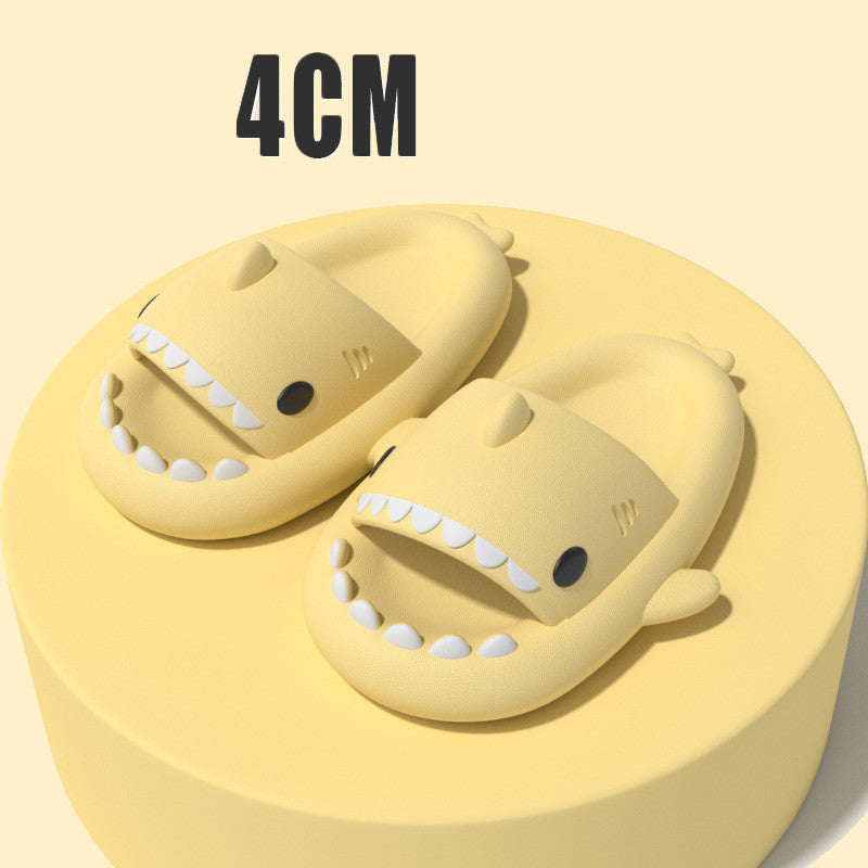 Indoor &Outdoor Funny Shark Cartoon Adult Slippers