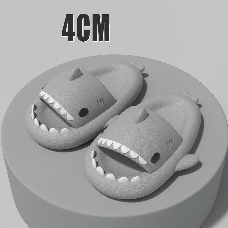 Indoor &Outdoor Funny Shark Cartoon Adult Slippers