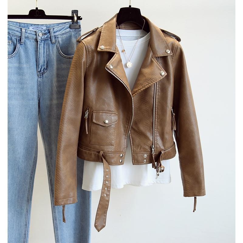 Women's Genuine Leather Jacket - Phobos (One Piece)