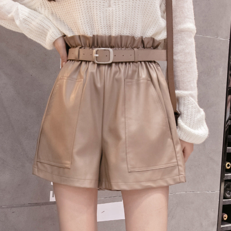 High Waist Wide Leg loose shorts