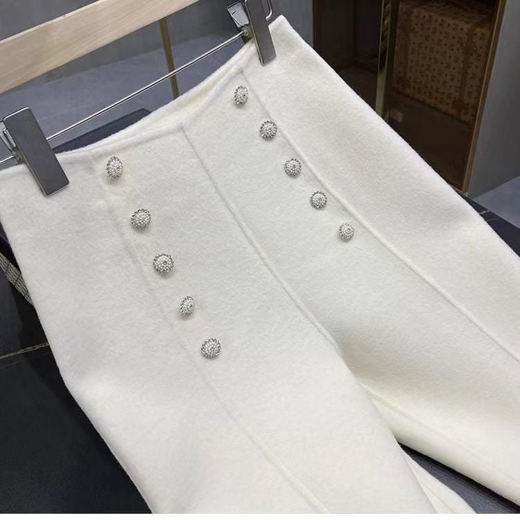 Women's Casual Woolen Cloth Pants