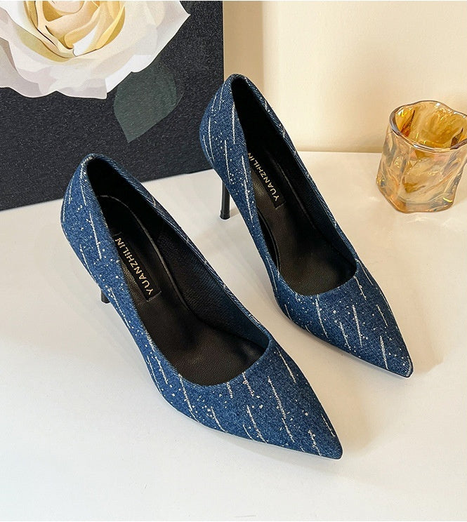 Women's Shallow Mouth Pointed Toe Stilleto High Heels