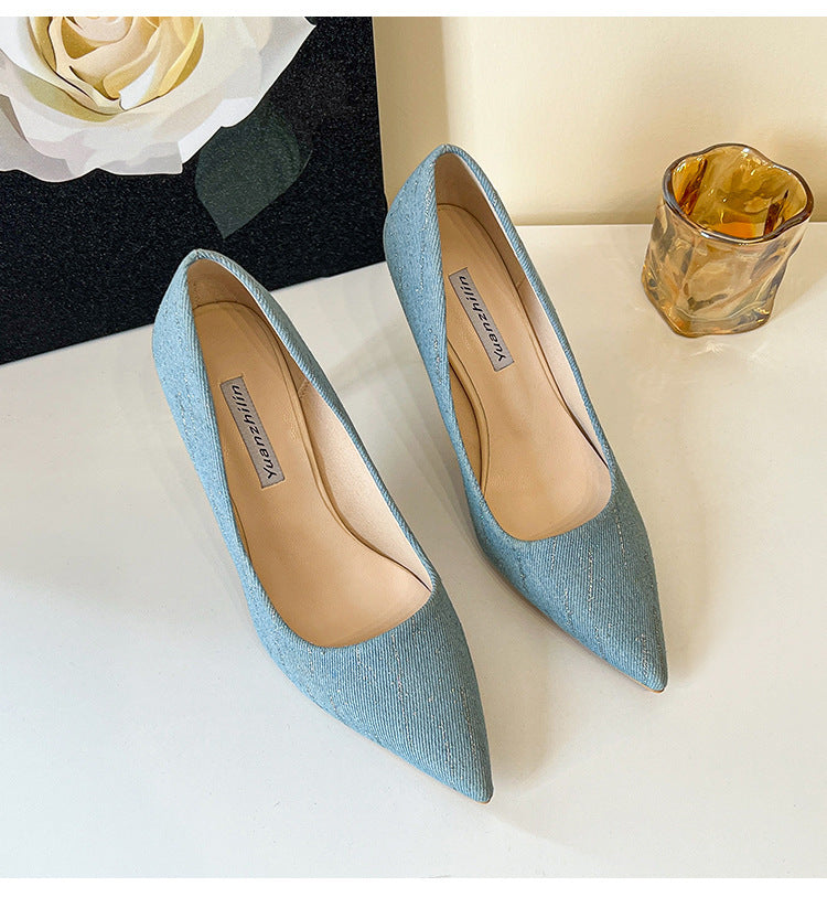Women's Shallow Mouth Pointed Toe Stilleto High Heels