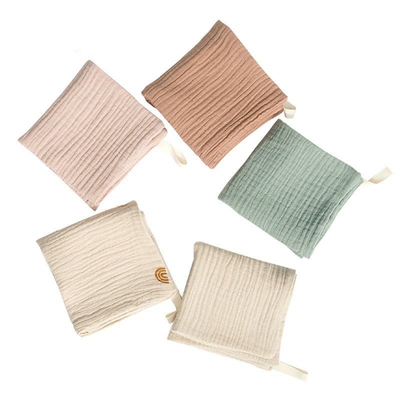 5-piece Baby Towel Plain Cotton Face Towel