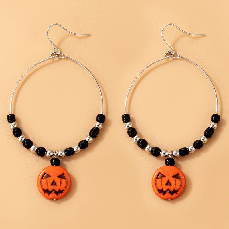 Halloween bracelets and Earrings skulls jewelry