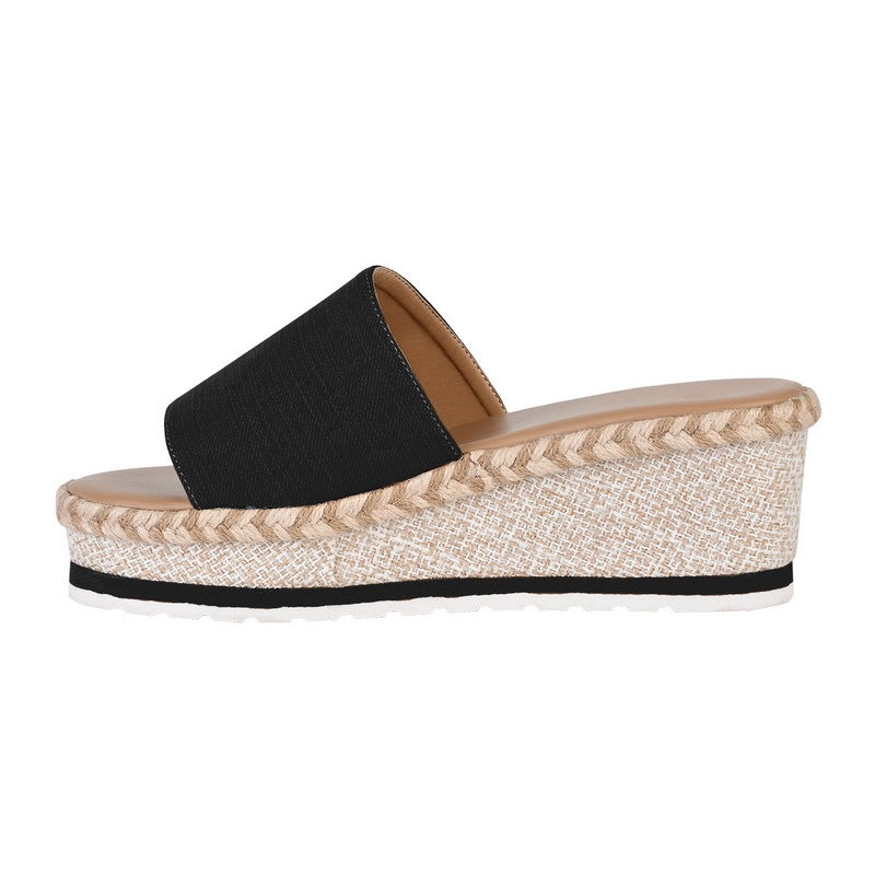 Platform sandals wedge fashion heels