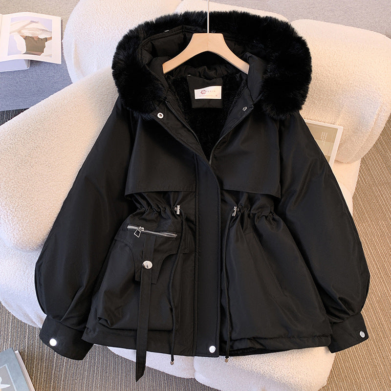 Parka Women's Mid-length Slim Cotton-padded Jacket Winter Coat