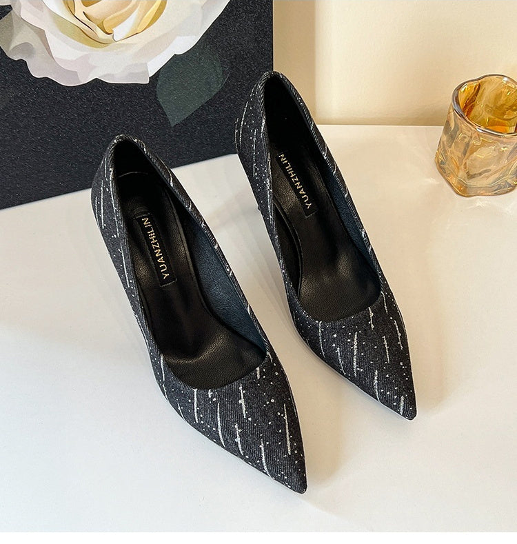 Women's Shallow Mouth Pointed Toe Stilleto High Heels