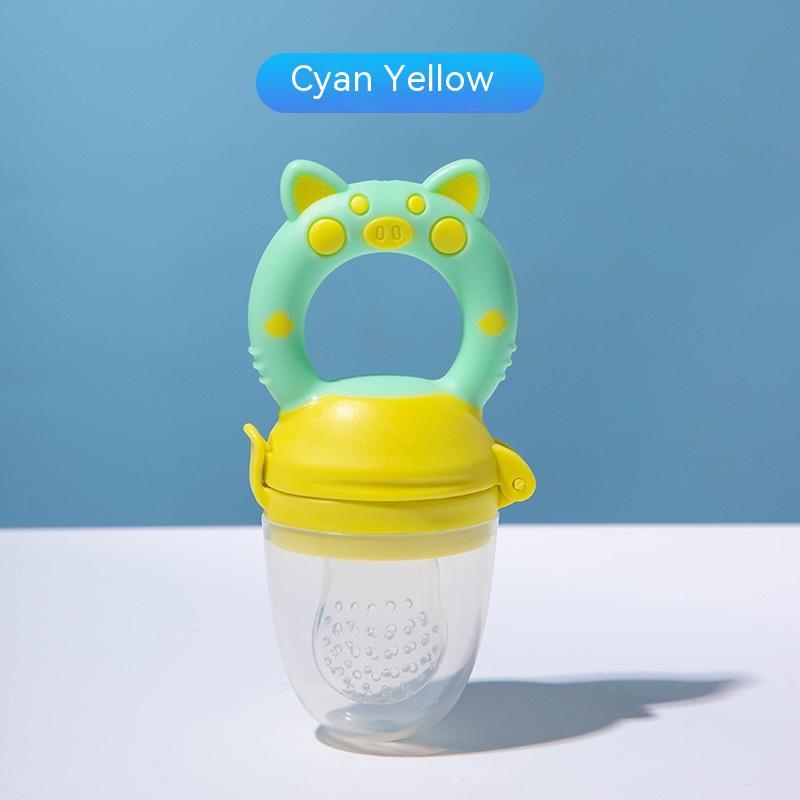 Baby Fruit And Vegetable Complementary Food Teether Bite. Silicone Fruit And Vegetable Le Pacifier