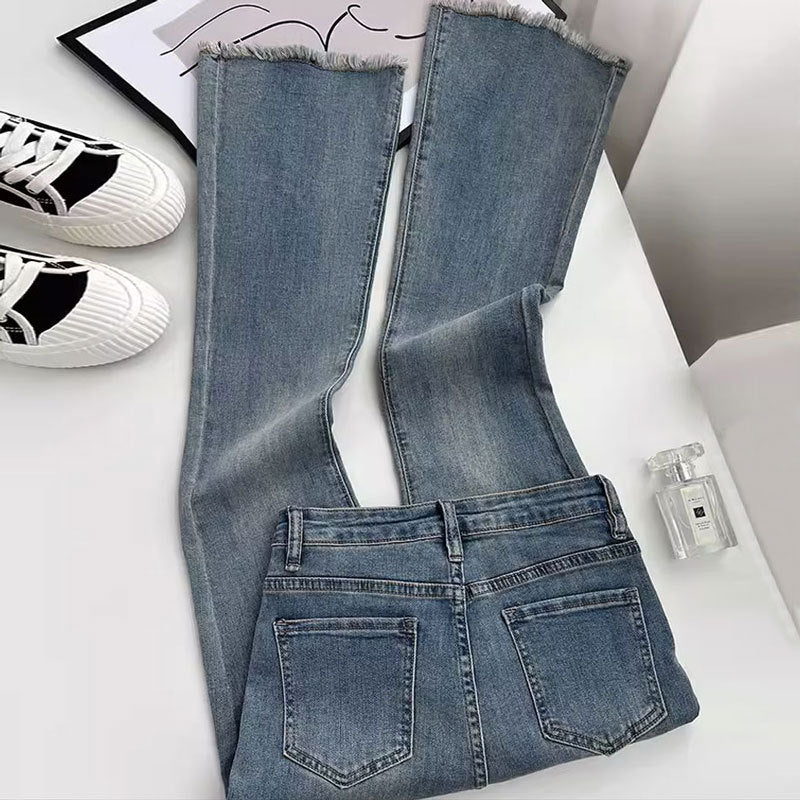 Fashionable Personalized Retro Skinny Jeans For Women