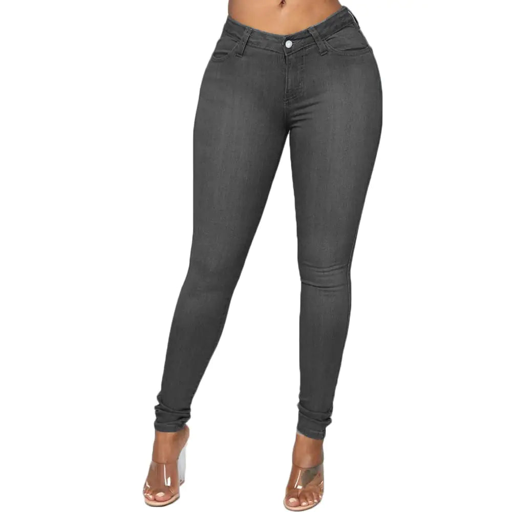 European Style Women's Skinny Jeans Pencil Pants