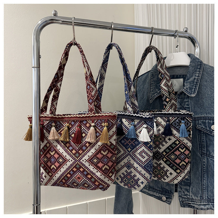 Simple Vacation Style Versatile Women's Bag