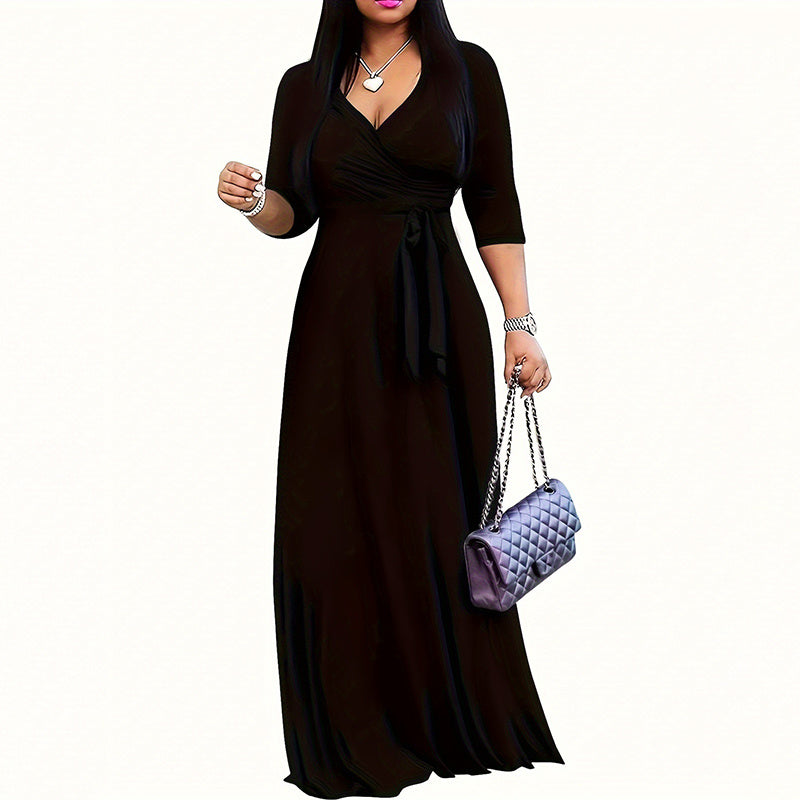 Women's Summer Geometric Print Maxi Dresses